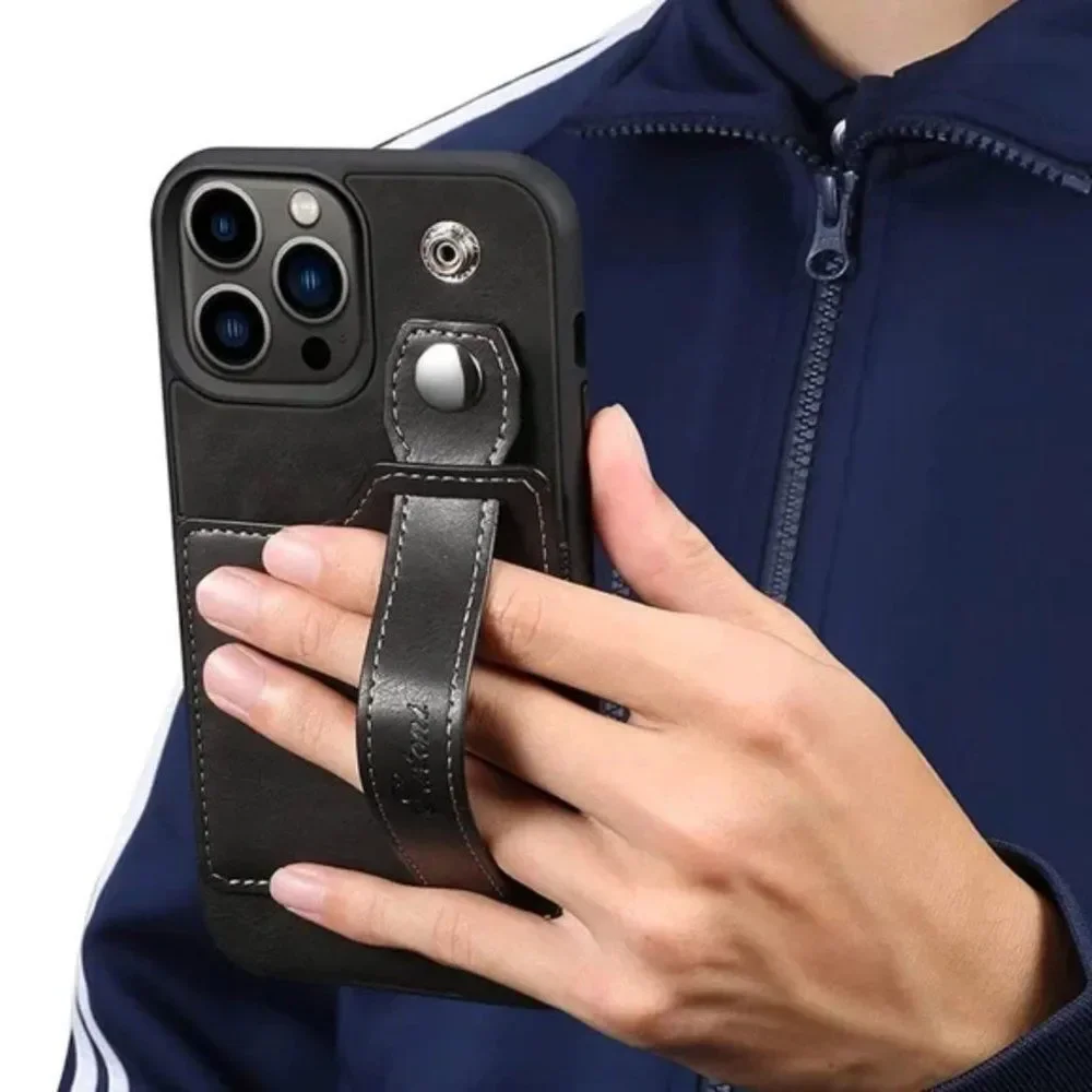 NEW LEATHER IPHONE 13 PRO MAX CASE NEW WITH STRAP
